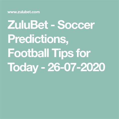 zulubet today|Football Tips Today .